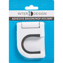iDesign Rubber Grip Broom Storage Hook