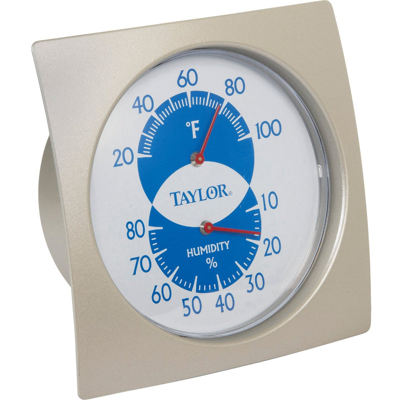 Taylor Fahrenheit Analog 20 to 100 F Hygrometer & Thermometer