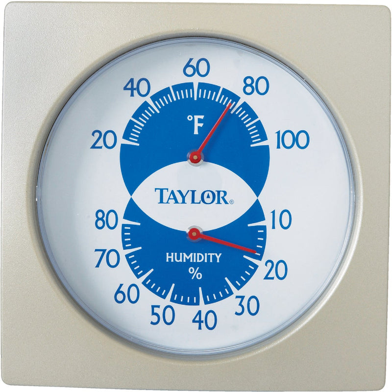 Taylor Fahrenheit Analog 20 to 100 F Hygrometer & Thermometer