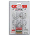Range Kleen White Replacement Electric Range Knob Kit (4 Piece)