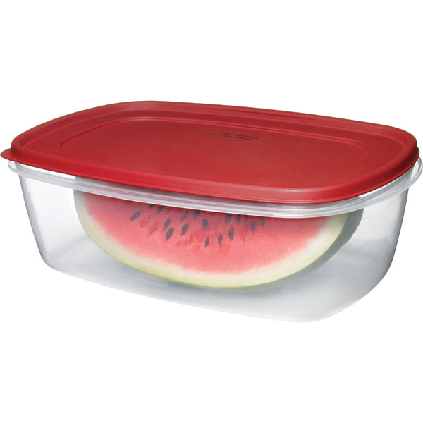 Rubbermaid Easy Find Lids 2.5 Gal. Clear Rectangle Food Storage Container