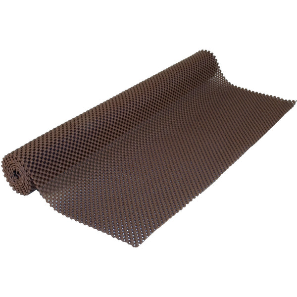 Con-Tact 12 In. x 4 Ft. Chocolate Grip Premium Non-Adhesive Shelf Liner