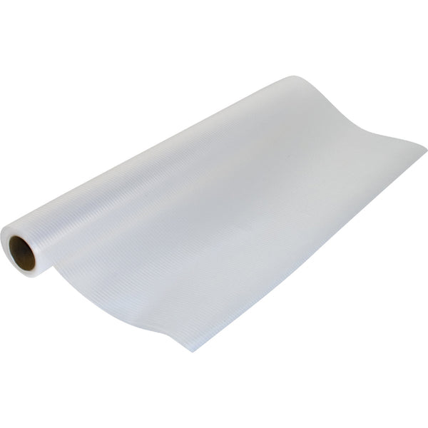 Con-Tact 20 In. x 4 Ft. Premium Clear Ribbed Non-Adhesive Shelf Liner