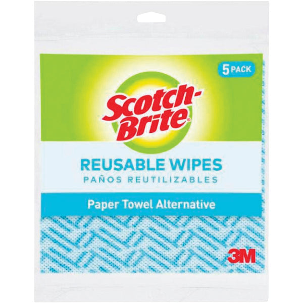 Scotch-Brite Reusable Wipes (5-Pack)