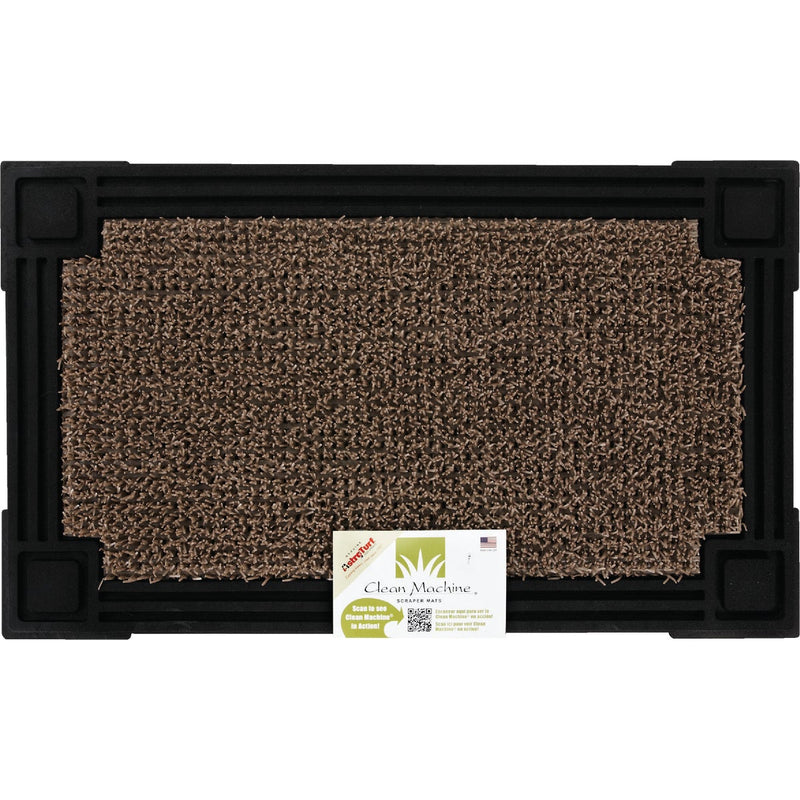 GrassWorx Clean Machine Premium Sandbar 18 In. x 30 In. AstroTurf Door Mat
