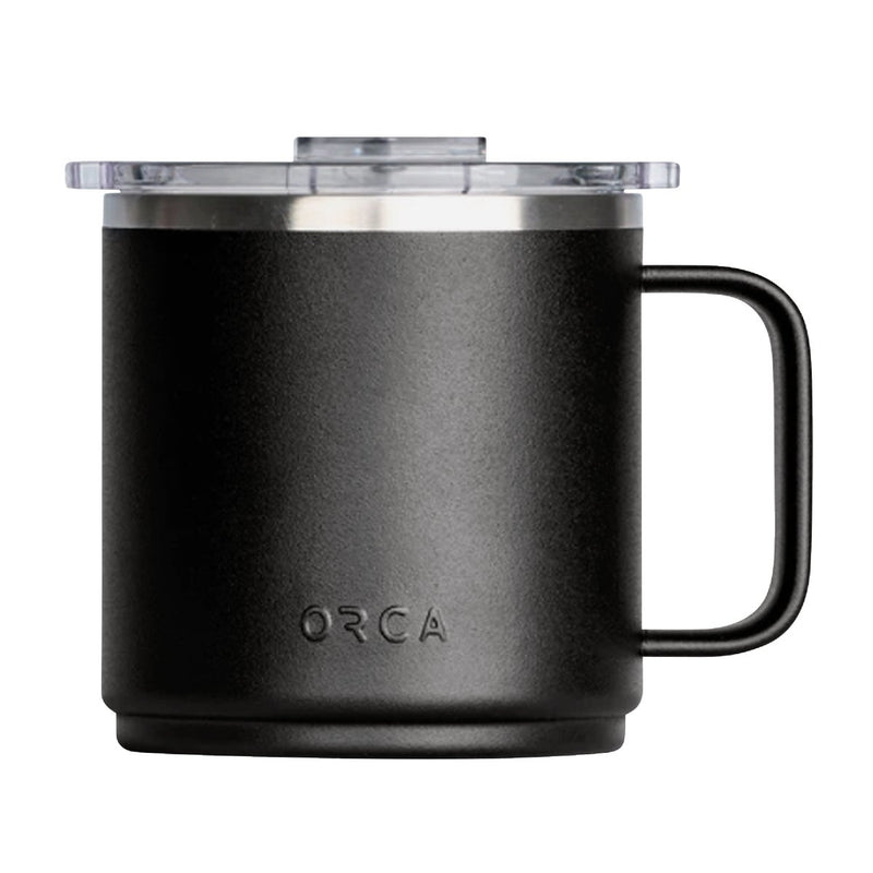 Orca 16 Oz. Black Camper Coffee Mug