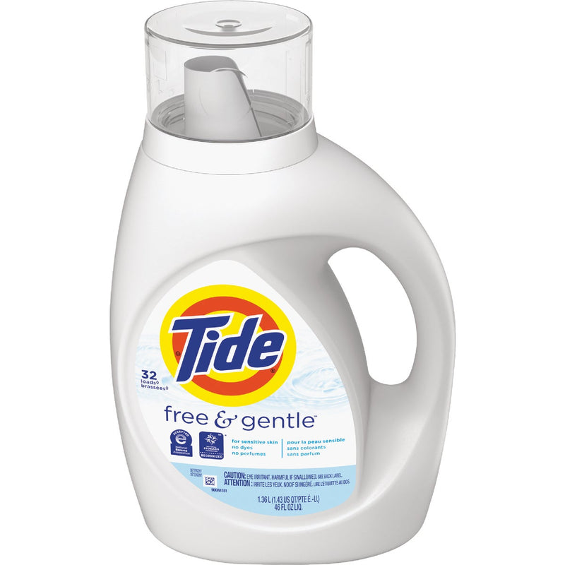 Tide 46 Oz. 32 Load Free & Gentle Liquid Laundry Detergent