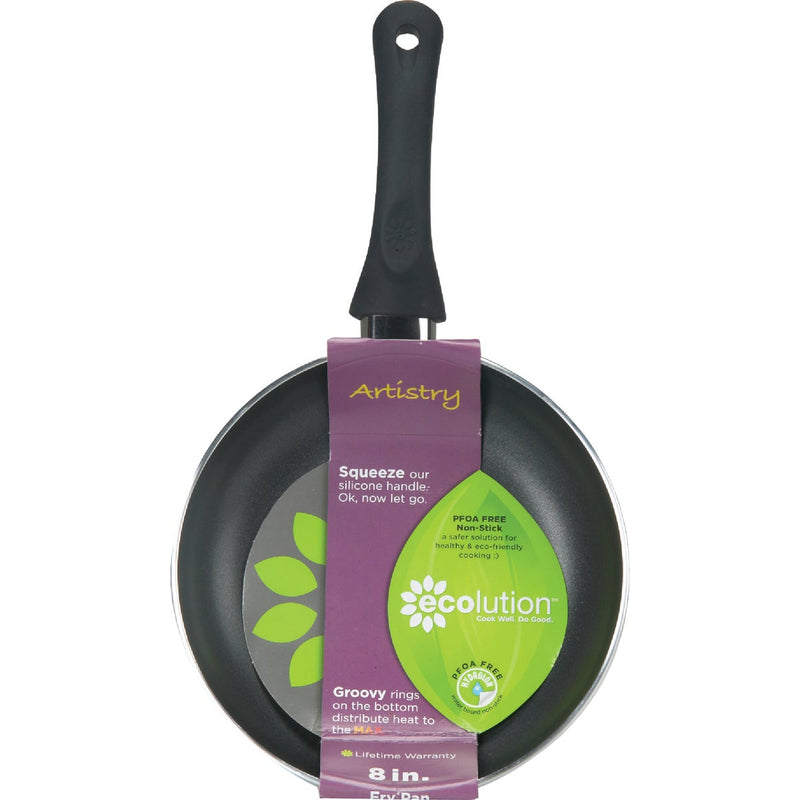 Ecolution Artistry 8 In. Black Aluminum Non-Stick Fry Pan