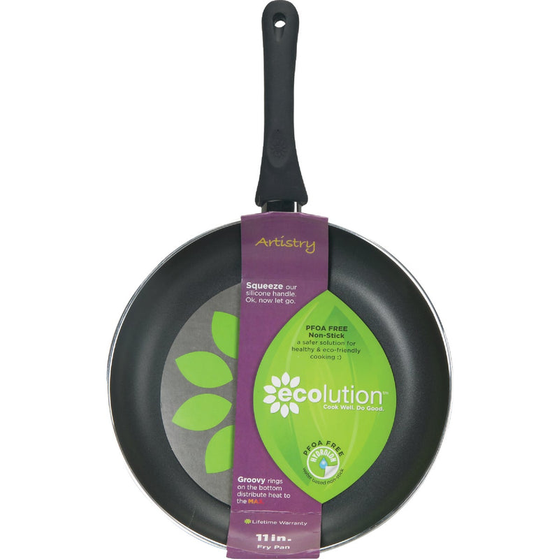 Ecolution Artistry 11 In. Black Aluminum Non-Stick Fry Pan