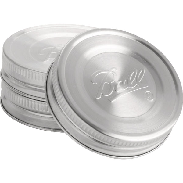 Ball Regular Mouth Stainless Steel Lids (3-Pack)