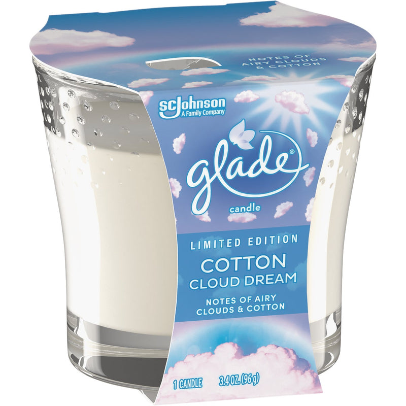 Glade 3.4 Oz. Cotton Cloud Dream Candle