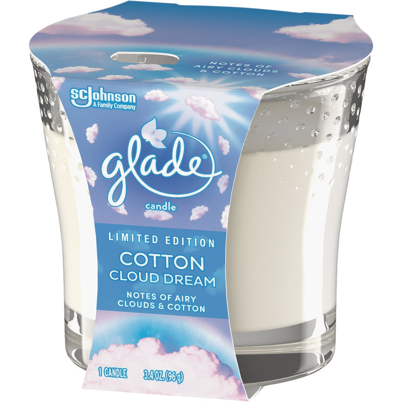 Glade 3.4 Oz. Cotton Cloud Dream Candle