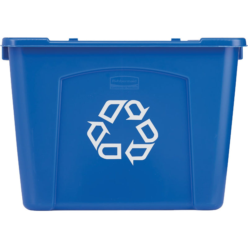 Rubbermaid Commercial 14 Gal. Blue Recycling Box