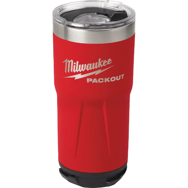 Milwaukee PACKOUT 20 Oz. Red Insulated Tumbler