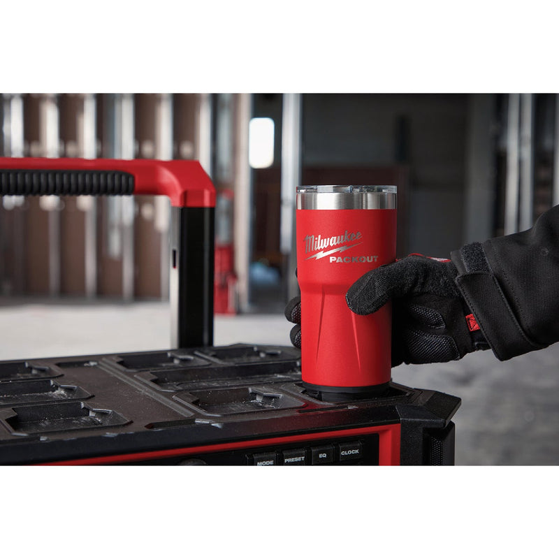 Milwaukee PACKOUT 20 Oz. Red Insulated Tumbler