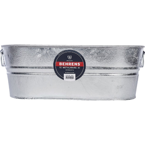 Behrens 5.5 Gal. Oval Round Hot-Dipped Utility Tub