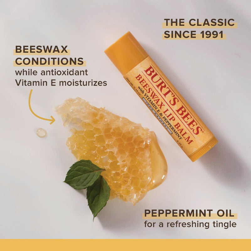 Burt's Bees Beeswax Lip Balm (Single Pack)