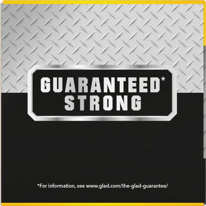 Glad Guaranteed Strong 30 Gal. Large Black Trash Bag (15-Count)