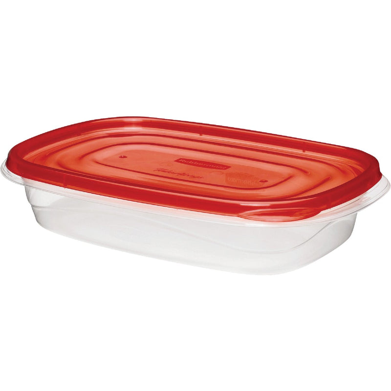 Rubbermaid TakeAlongs 4 C. Clear Rectangle Food Storage Container with Lids (3-Pack)