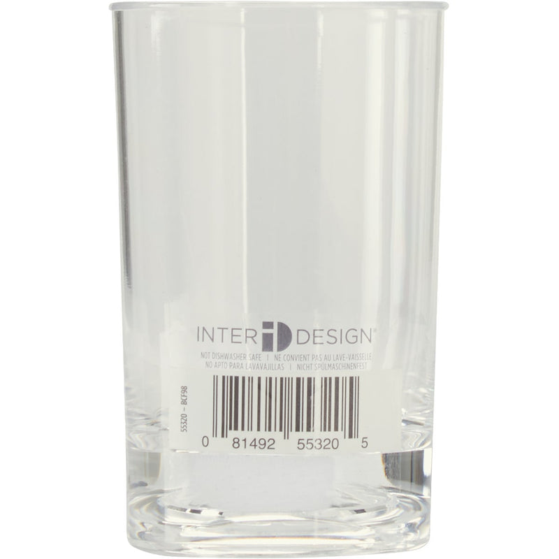 IDesign Eva Clear Acrylic Bath Tumbler