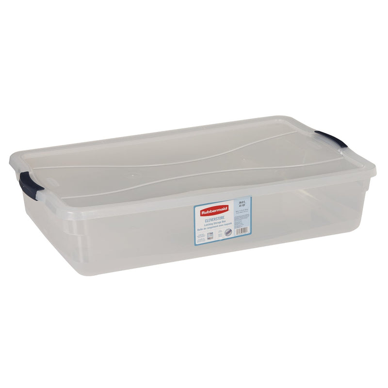 Rubbermaid 41 Qt. Cleverstore Clear Tote