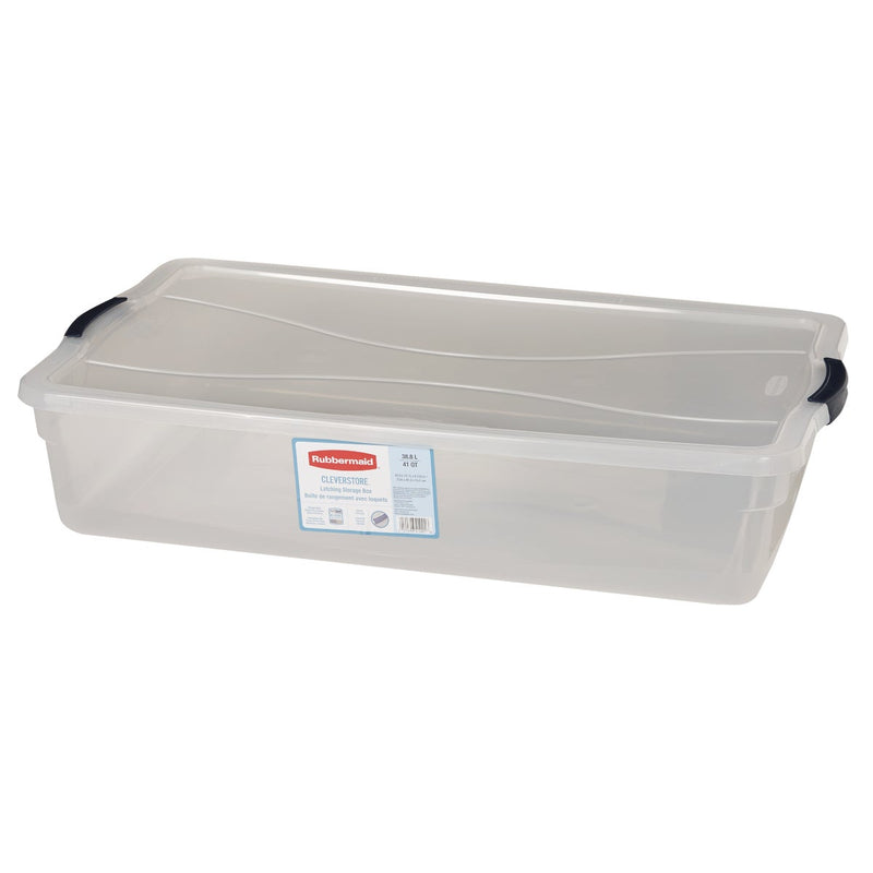 Rubbermaid 41 Qt. Cleverstore Clear Tote