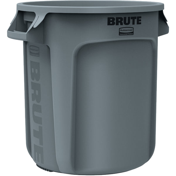 Rubbermaid Commercial Brute 10 Gal. Gray Vented Trash Can