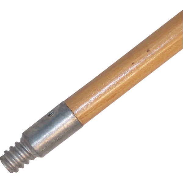 DQB 60 In. Metal Threaded Wood Broom Handle