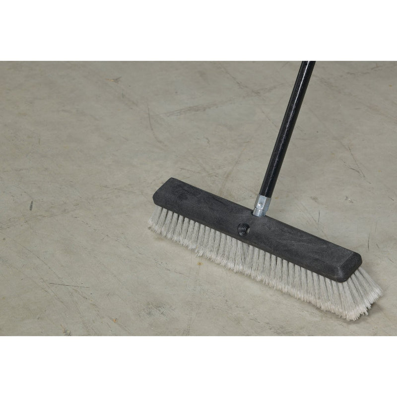 Do it Best 18 In. W. x 60 In. Metal Handle Fine Sweep Push Broom