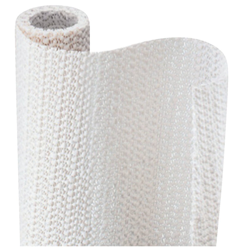 Con-Tact 12 In. x 5 Ft. White Beaded Grip Non-Adhesive Shelf Liner