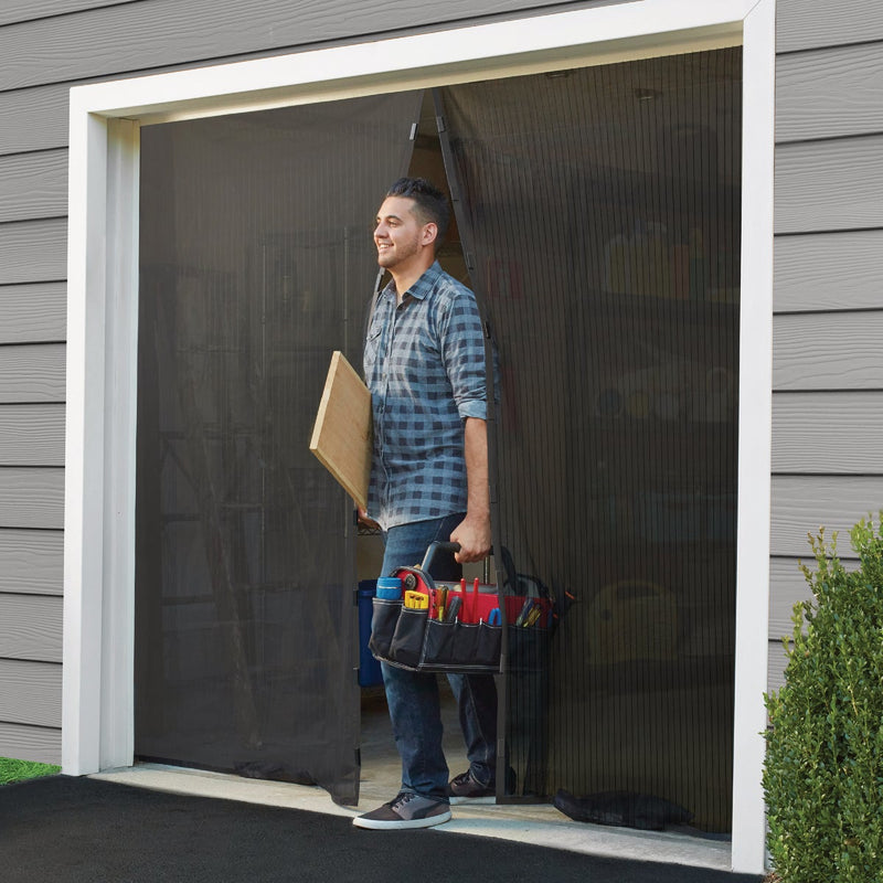 Magic Mesh Garage Screen Door