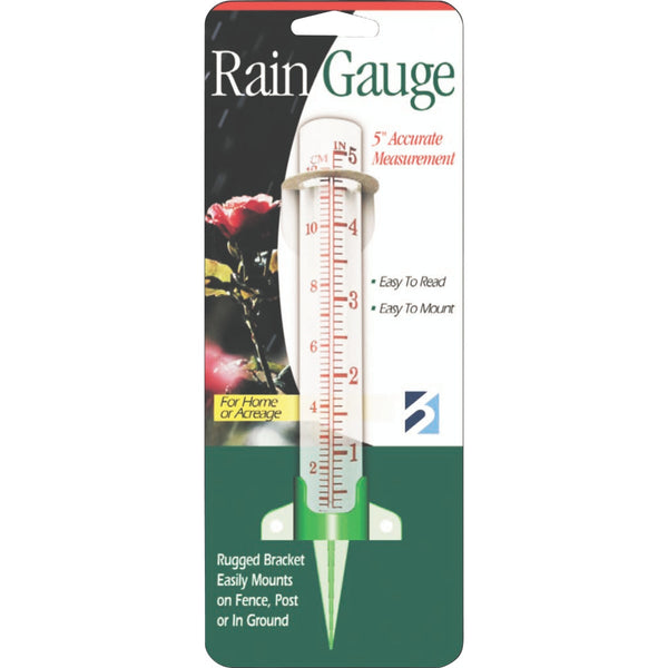 EZ Read 5 In. Glass Rain Gauge