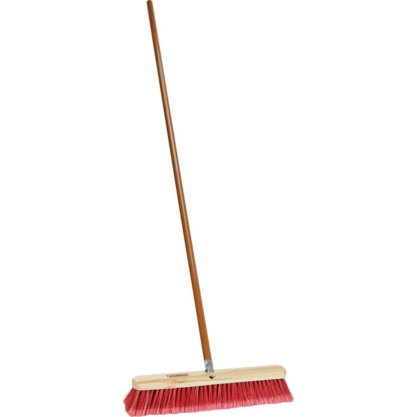 Harper 24 In. Red Bordered Indoor/Outdoor Block Push Broom