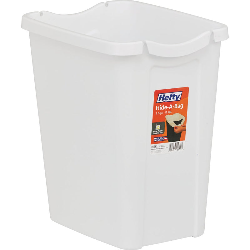 Hefty 3.5 Gal. Recycle-A-Bag Wastebasket