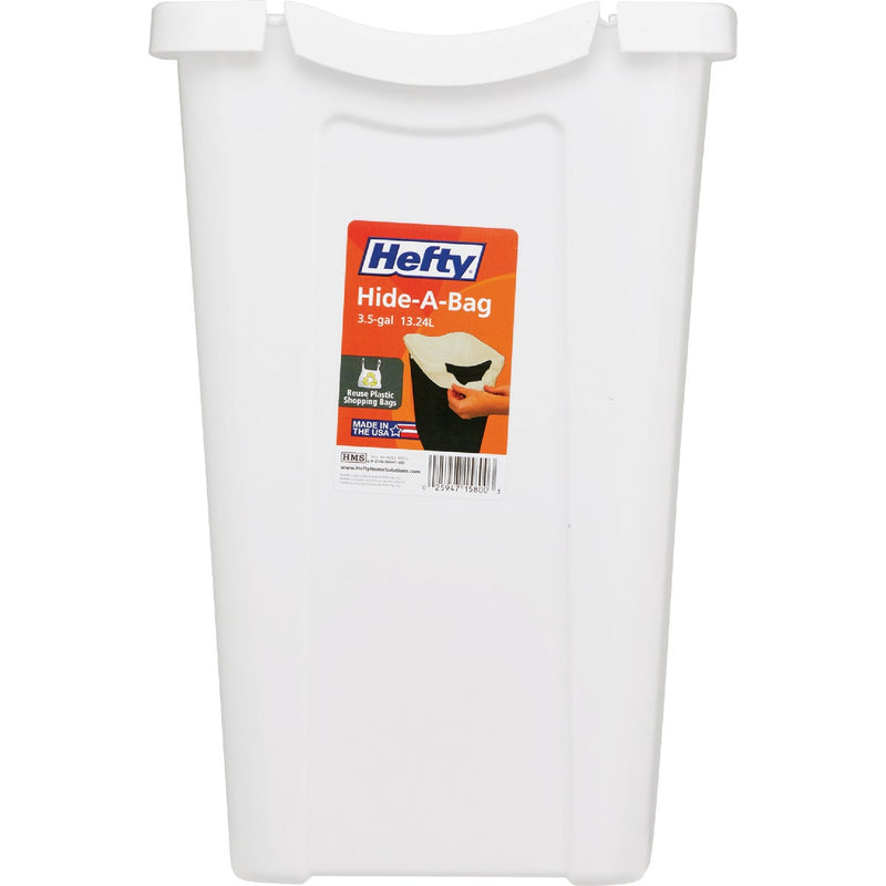 Hefty 3.5 Gal. Recycle-A-Bag Wastebasket