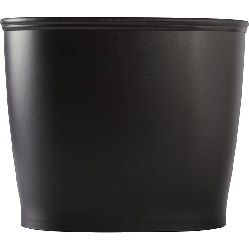 iDesign Kent 2 Gal. Bronze Oval Wastebasket