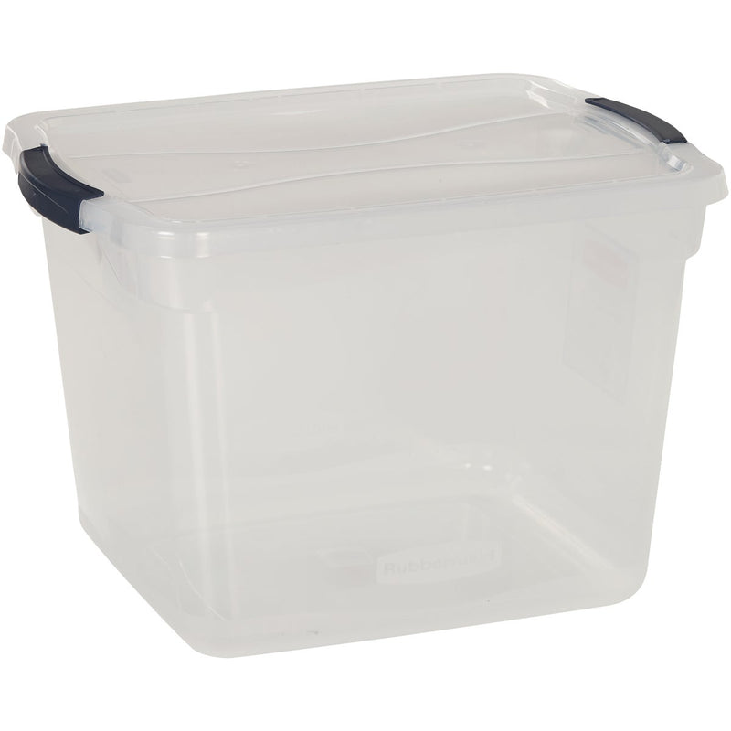 Rubbermaid 30 Qt. Cleverstore Clear Tote