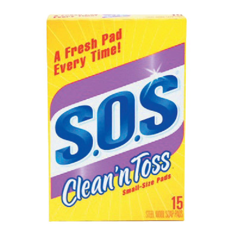 S.O.S Clean 'n Toss Scouring Pad (15 Count)