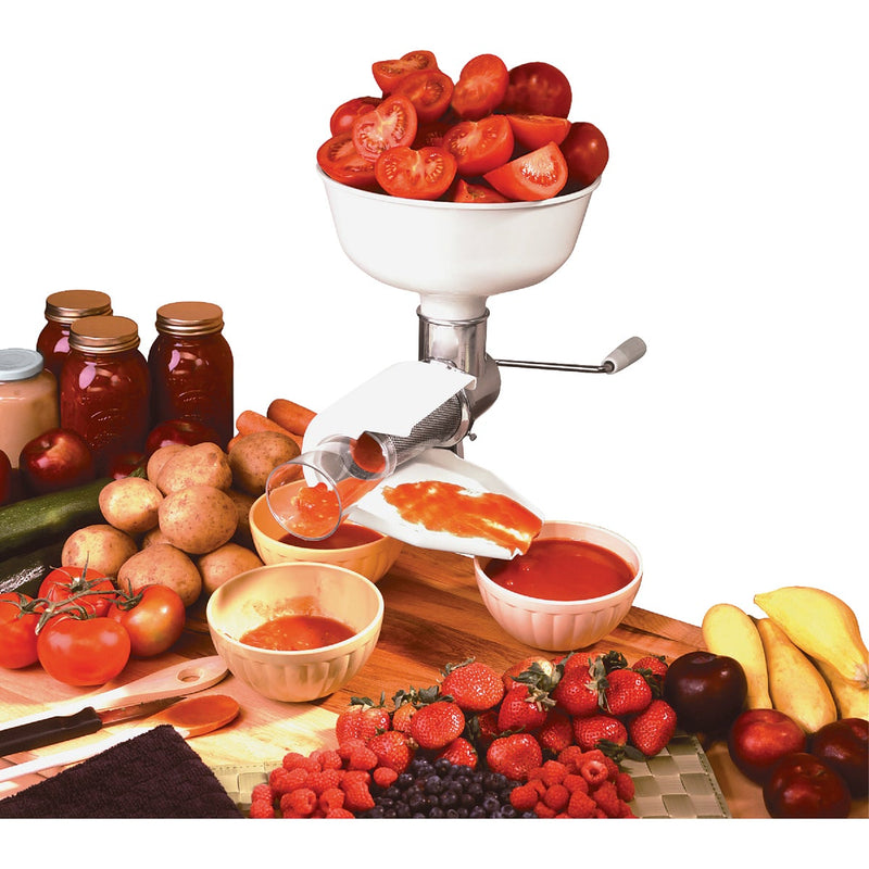 Sauce Master 6 In. x 3.5 In. Vegetable & Fruit Strainer - Salsa Screen