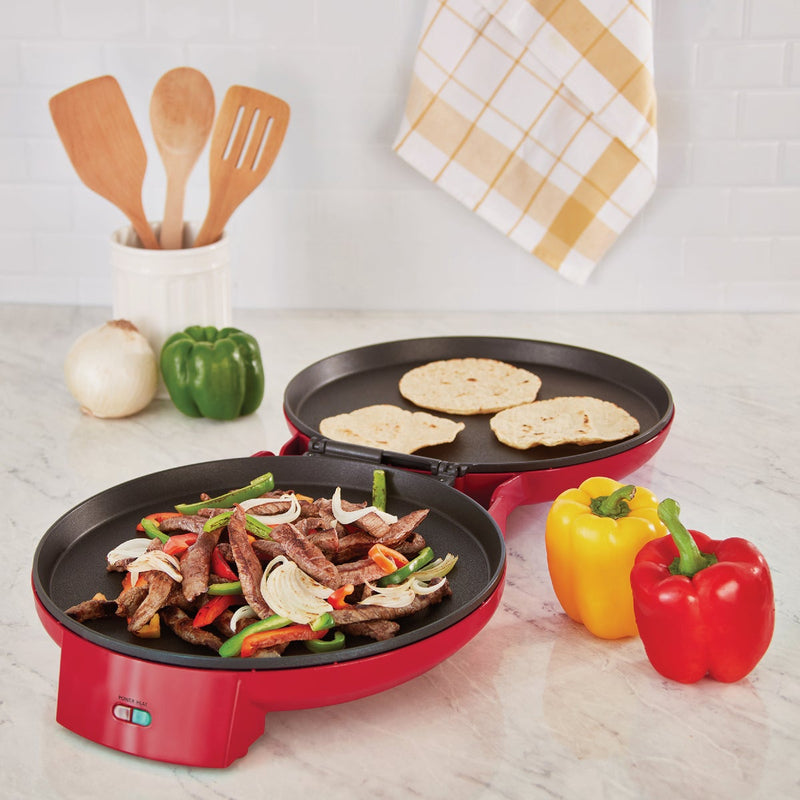 Rise By Dash 12 In. Double Up Electric Skillet