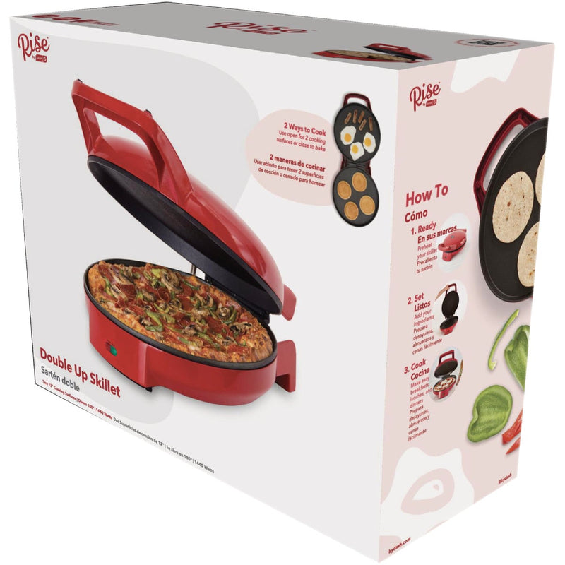 Rise By Dash 12 In. Double Up Electric Skillet