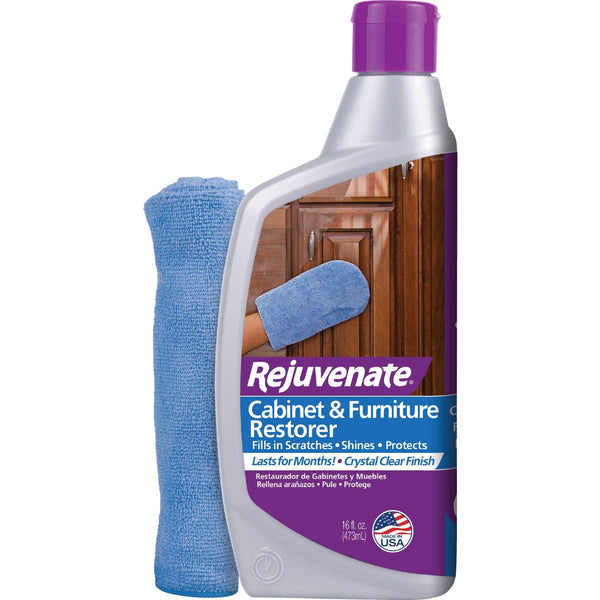 Rejuvenate 16 In. Cabinet & Furniture Restorer with Mitt