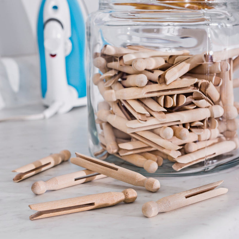 Honey Can Do Classic Round Clothespins (100-Count)