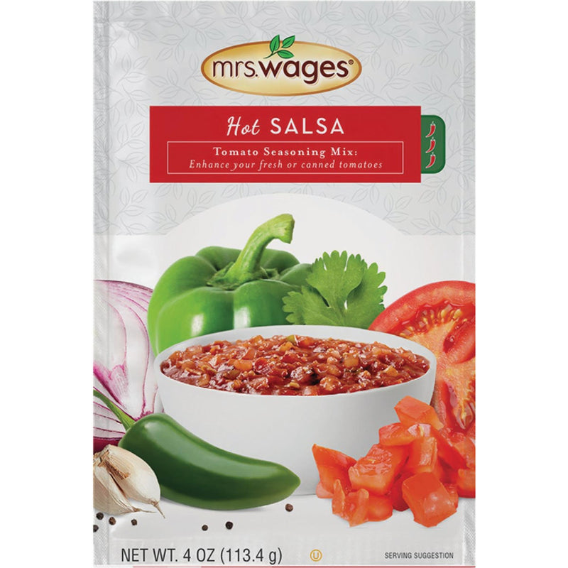 Mrs. Wages 4 Oz. Hot Salsa Tomato Mix