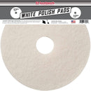Lundmark 17 In. White 175 to 300 RPM Buffing Pad (5-Pack)