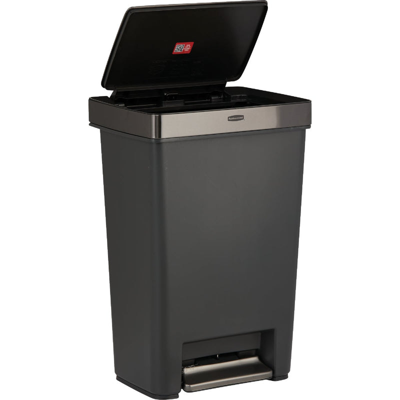 Rubbermaid 13 Gal. Premier Series IV Step-On Trash Can with Stainless Steel Lid