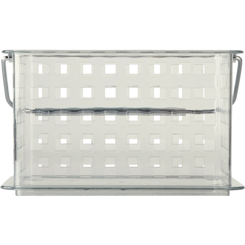 iDesign Clarity 8.8 In. L.x 6.9 In. H. x 5.3 In. D. Plastic Stackable Storage Basket