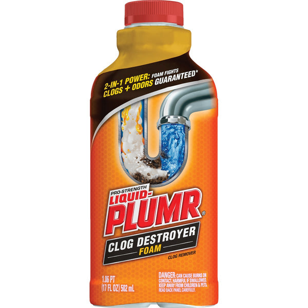 Liquid-Plumr Slow Flow Fighter 17 Oz. Foaming Liquid Drain Opener & Cleaner