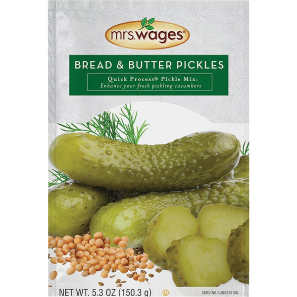 Mrs. Wages Quick Process 5.3 Oz. Bread & Butter Pickling Mix