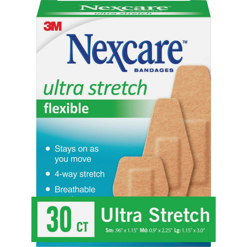 Nexcare Ultra Stretch Bandages, Assorted